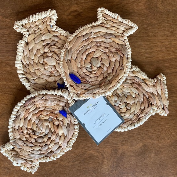 NWT Threshold Fish Coasters | Set of 4